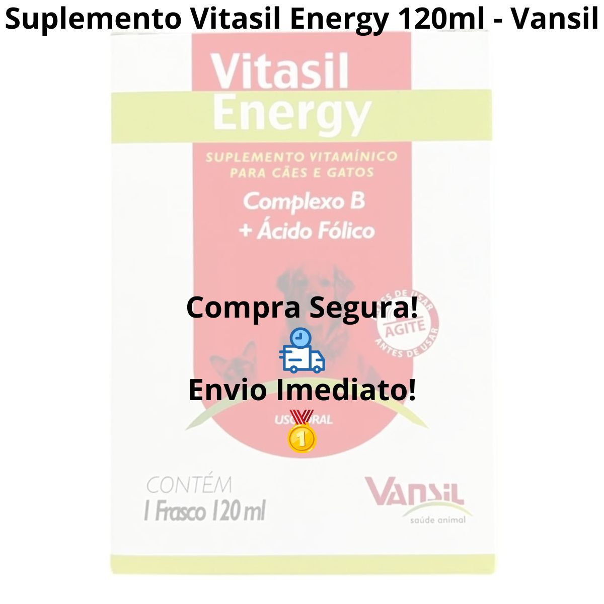 Vitasil Energy 120ml Suplemento Vitaminico - Vansil - Imagem 6