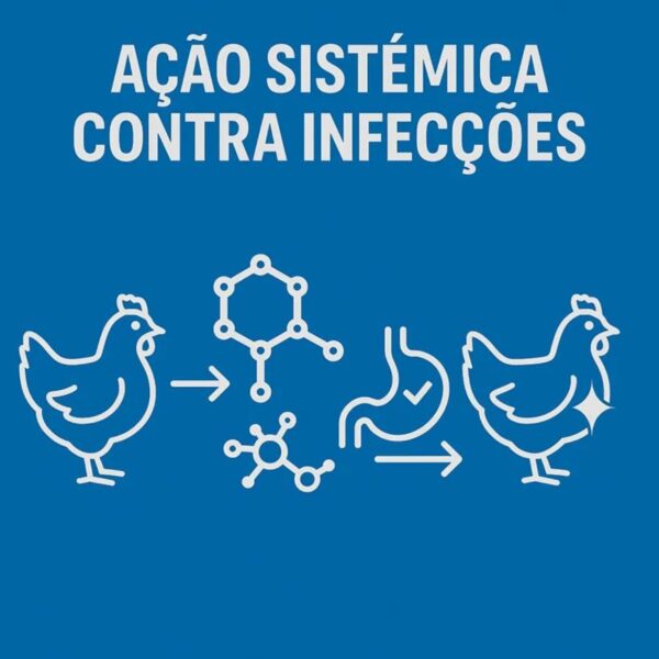 Sulfamicina Para Aves 1 Litro - Para Tratamento De Coccidiose - Ibasa - Imagem 8