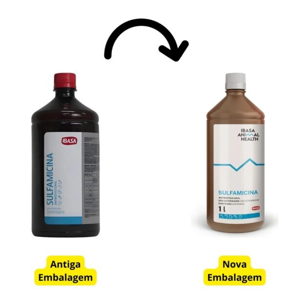 Sulfamicina Para Aves 1 Litro - Para Tratamento De Coccidiose - Ibasa - Imagem 3
