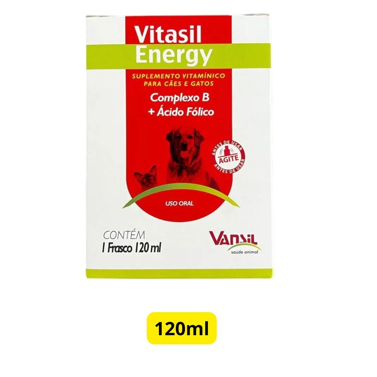 Vitasil Energy 120ml Suplemento Vitaminico - Vansil - Imagem 2