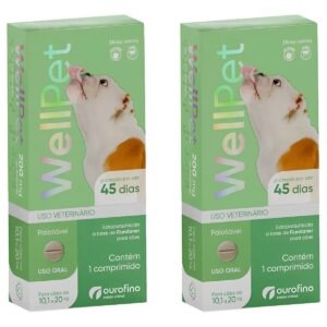 2un Wellpet 200mg - Caes De 10,1 A 20kg