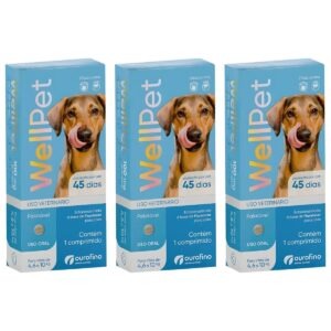 3un Wellpet 100mg - Caes De 4,6 A 10kg - Ourofino