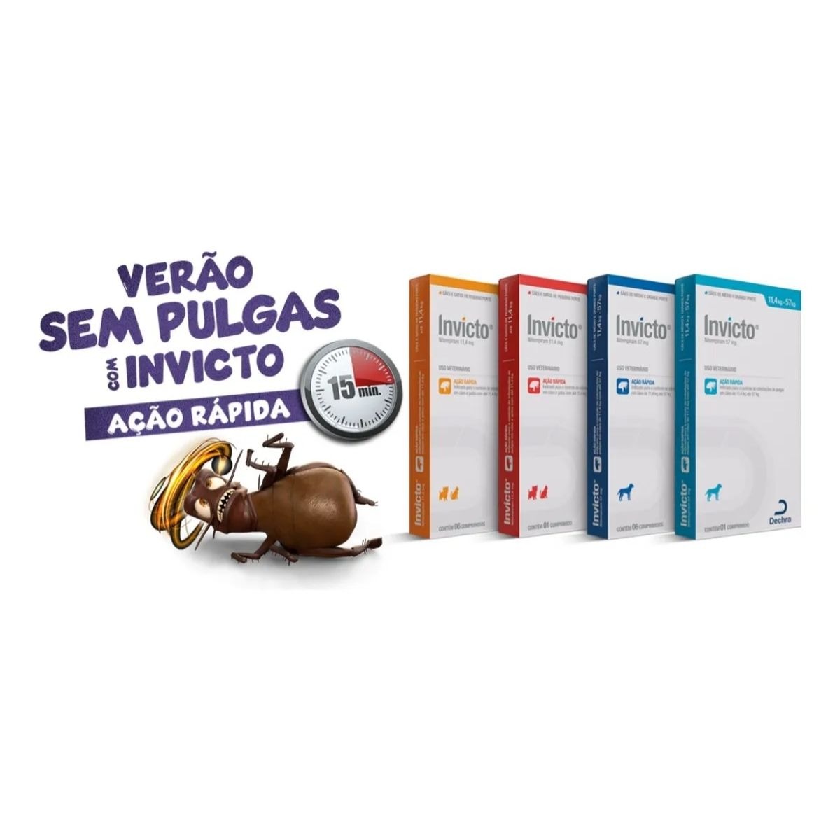 Invicto 11,4mg 6cp - Para Cães E Gatos - Dechra - Imagem 6