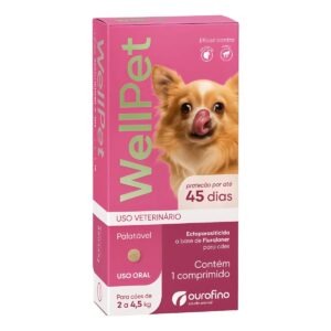 Wellpet 45mg - Caes De 2 A 4,5kg - Ouro Fino