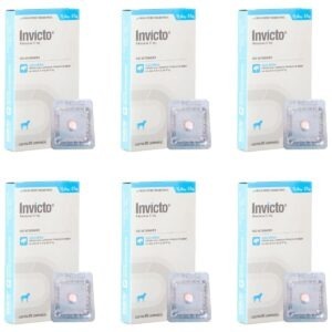 6cx Invicto 57mg 1cp - Para Cães De 11,4 Até 57kg - Dechra