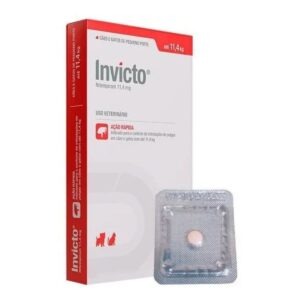 Invicto 11,4mg 1cp - Para Cães E Gatos - Dechra