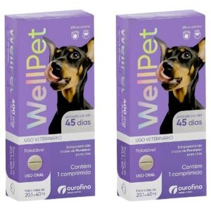 2un Wellpet 400mg - Caes De 20,1 A 40kg