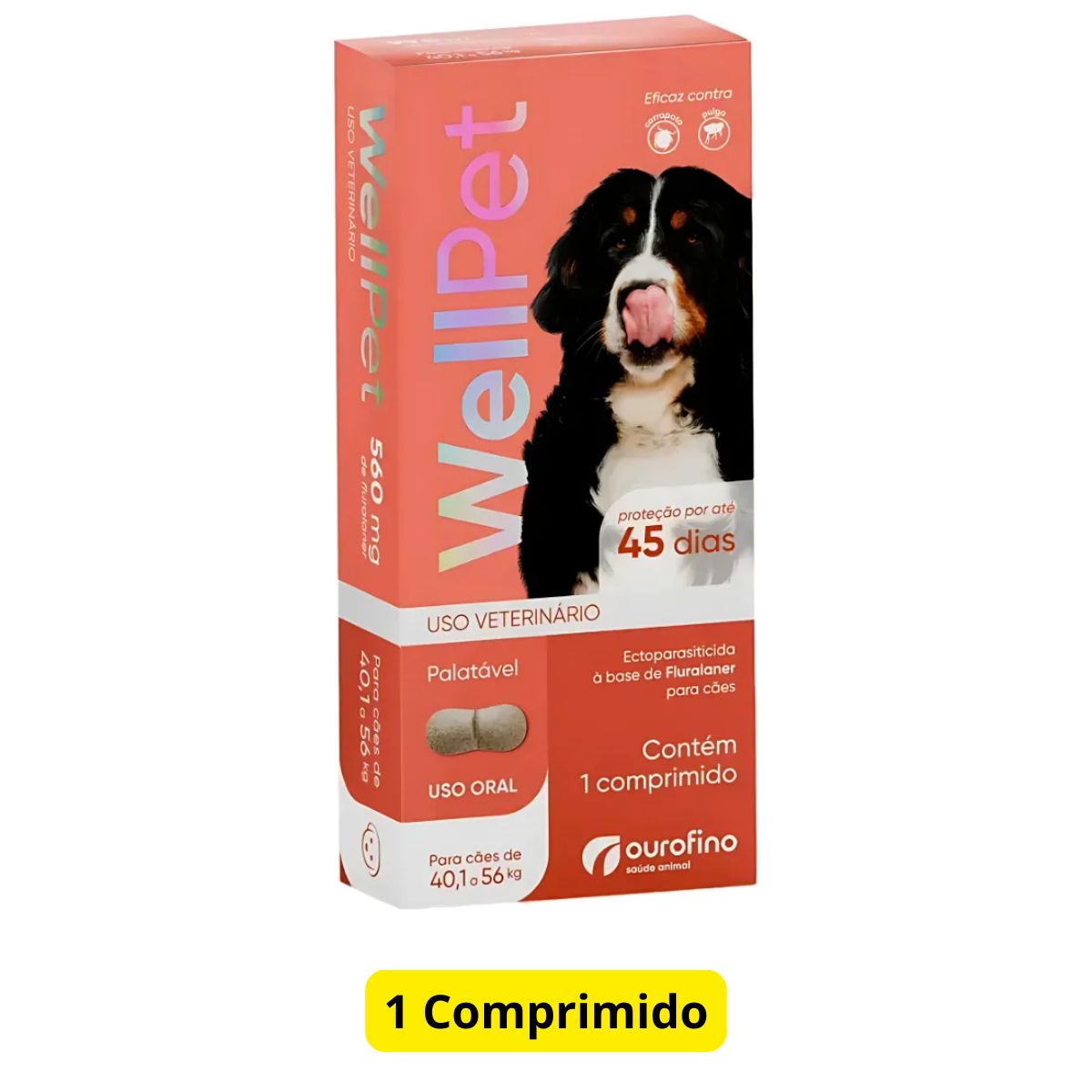 Wellpet 560mg - Caes De 40,1 A 56kg - Imagem 2