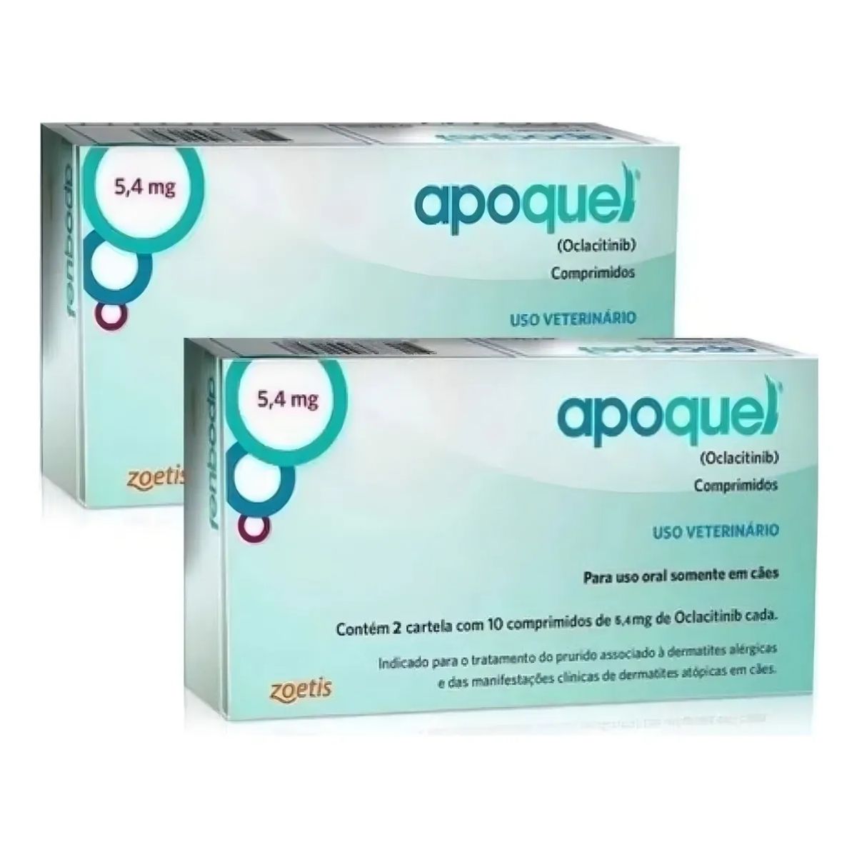 2un Apoquel 5,4mg 20 Comprimidos - Zoetis