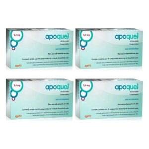 4un Apoquel 5,4mg 20 Comprimidos - Zoetis