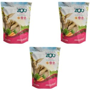 3un Megazoo Ração Extrusada Coelhos Adultos Ornamentais 500G