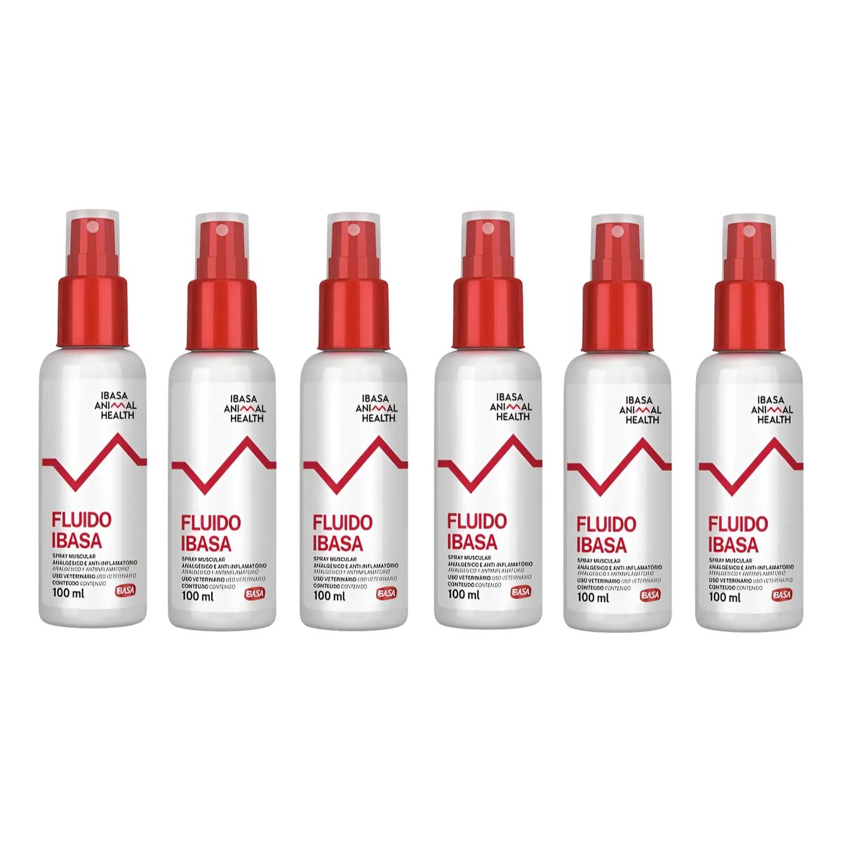 6un Fluido Ibasa Spray 100ml - Para Dor Muscular