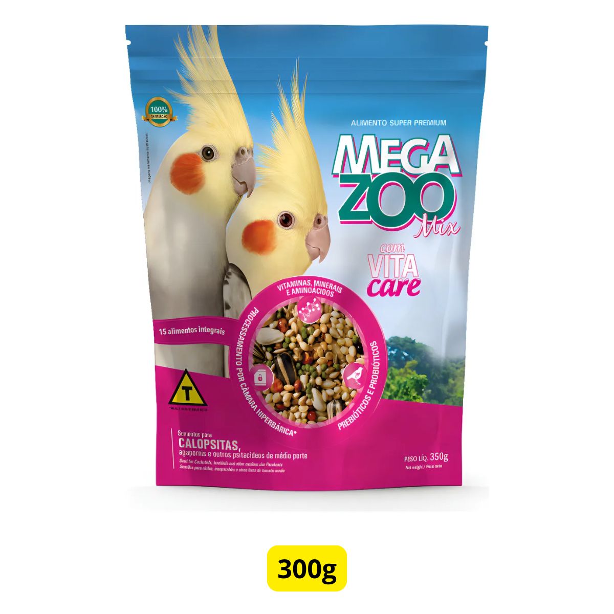 Mega Zoo Mix Calopsita 300g - Imagem 2