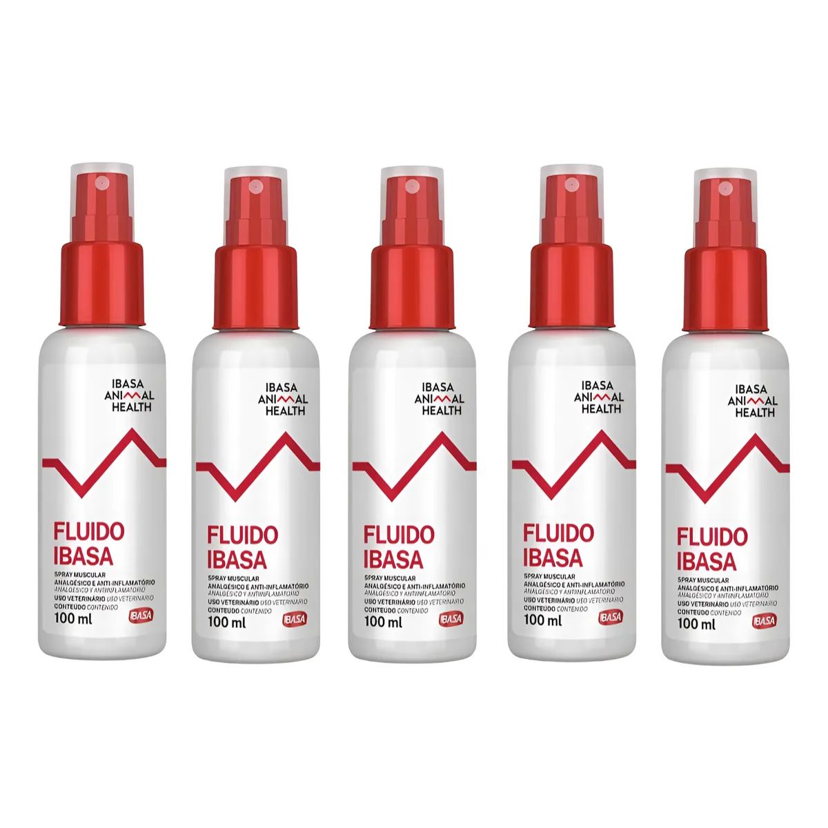 5un Fluido Ibasa Spray 100ml - Para Dor Muscular