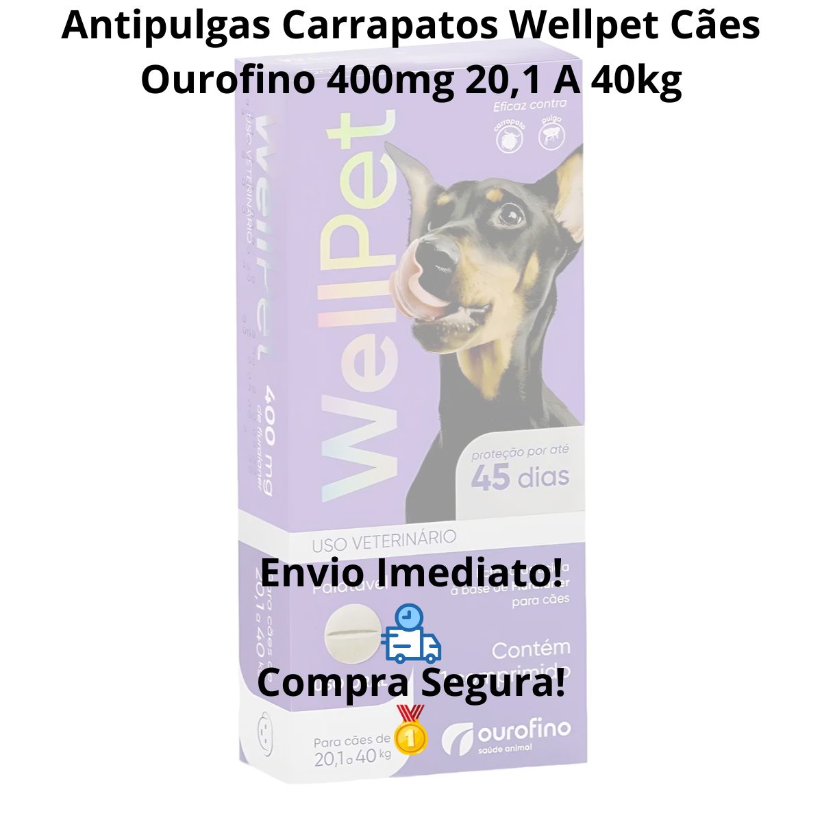 Wellpet 400mg - Caes De 20,1 A 40kg - Imagem 9