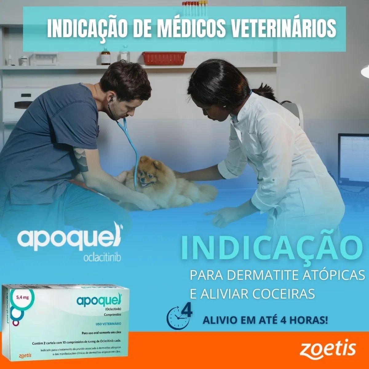 2un Apoquel 5,4mg 20 Comprimidos - Zoetis - Imagem 6