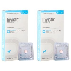 2cx Invicto 57mg 1cp - Para Cães De 11,4 Até 57kg - Dechra