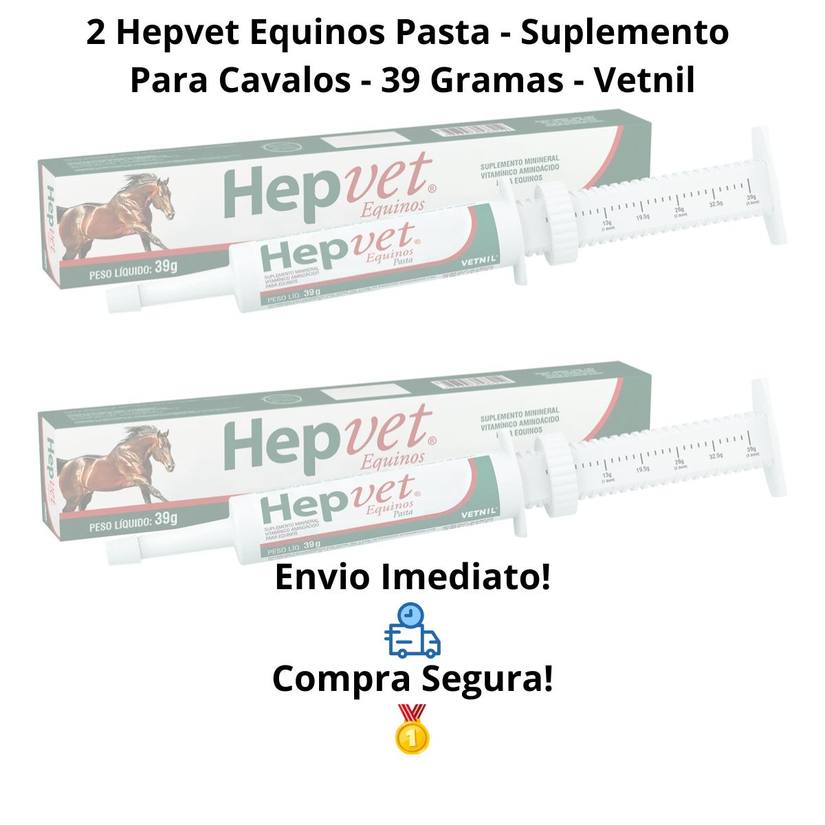 2 Hepvet Equinos Pasta 39g - Vetnil - Imagem 7