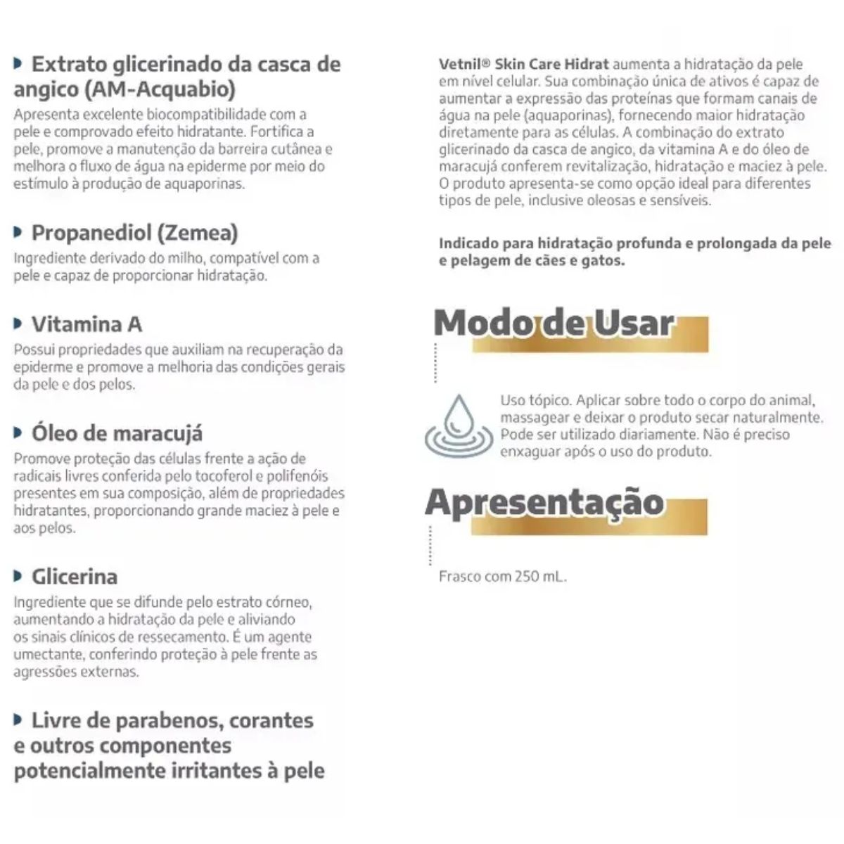 3un Skin Care Hidrat Spray 250ml - Vetnil - Imagem 6