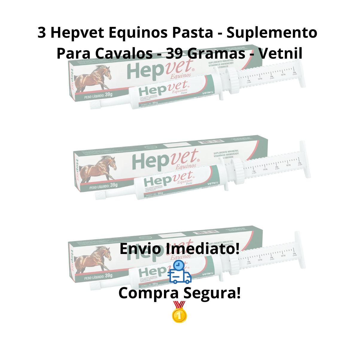 3 Hepvet Equinos Pasta 39g - Vetnil - Imagem 7