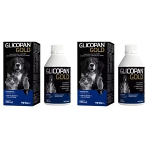2 Glicopan Gold 250ml - Suplemento Vitaminico - Vetnil
