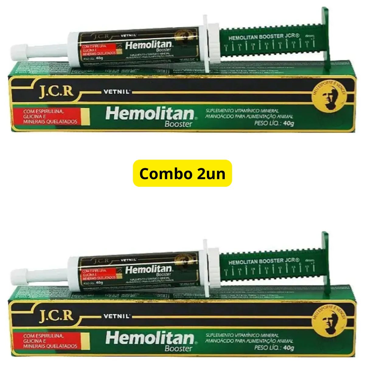 2 Hemolitan Booster Jcr Pasta 40g - Vetnil - Imagem 2