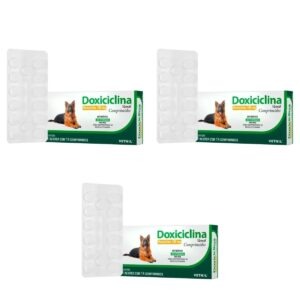 3 Doxiciclina Vetnil Comprimidos 100mg