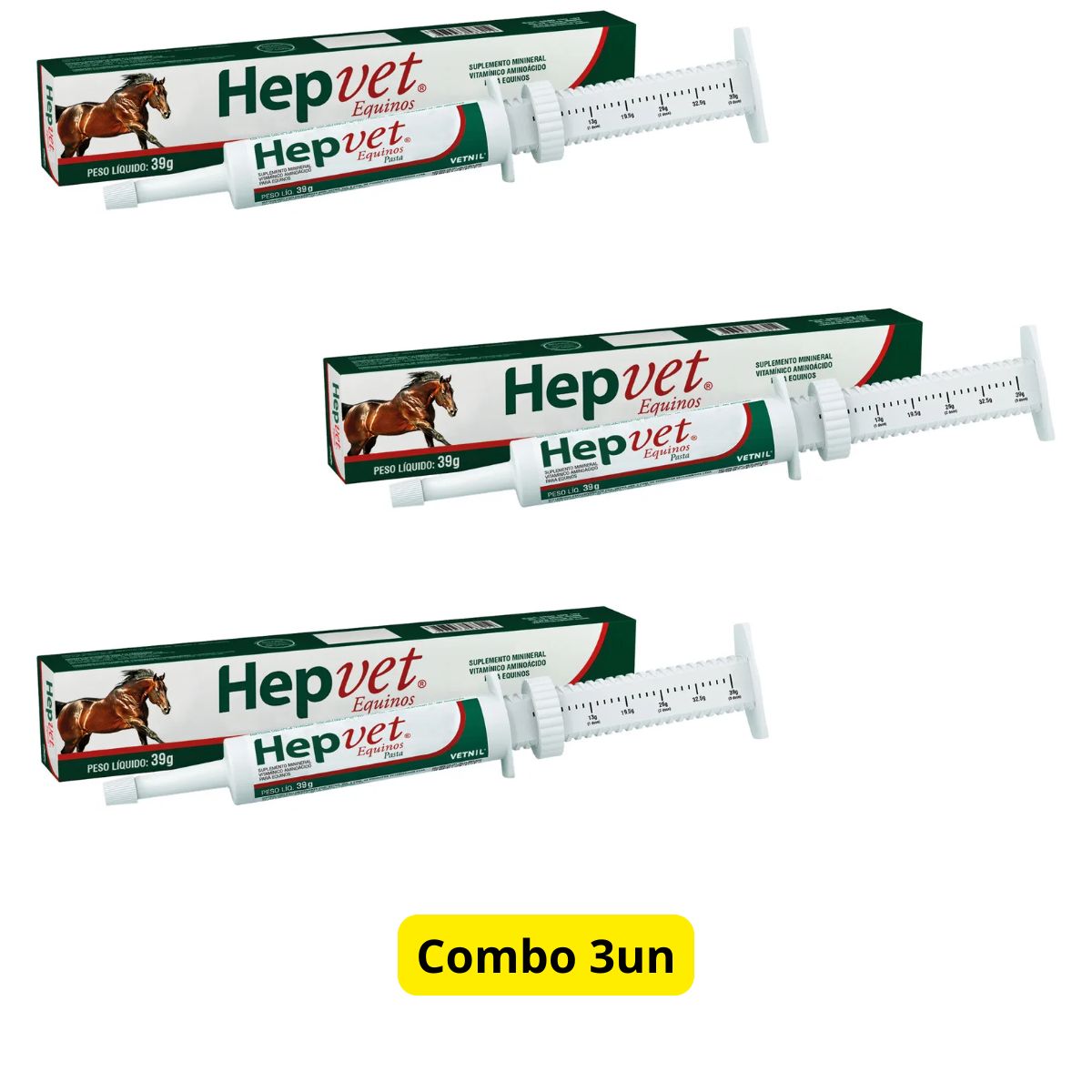 3 Hepvet Equinos Pasta 39g - Vetnil - Imagem 2