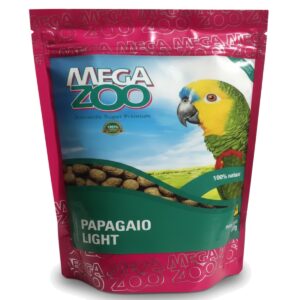 Megazoo Papagaio Light 600g Ração Extrusada