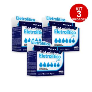 3 Cxs Eletrolítico Pet 10 Sachês De 10g - Vetnil