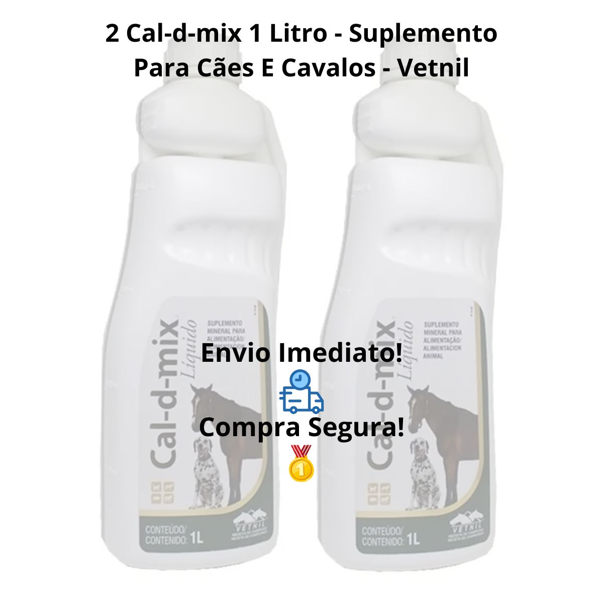 2 Cal-D-Mix Liquido 1 Litro - Vetnil - Imagem 5