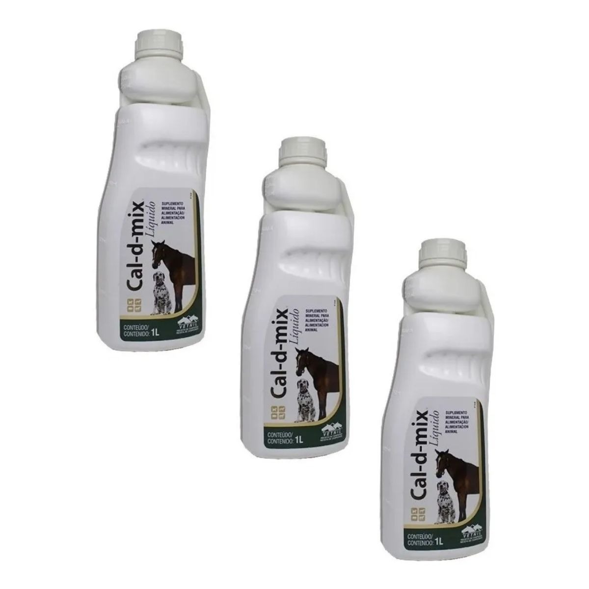3 Cal-D-Mix Liquido 1 Litro - Vetnil
