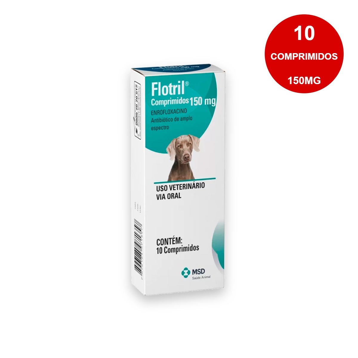 Flotril 150mg 10 Comprimidos - MSD - VAL: FEV/26 - Imagem 7