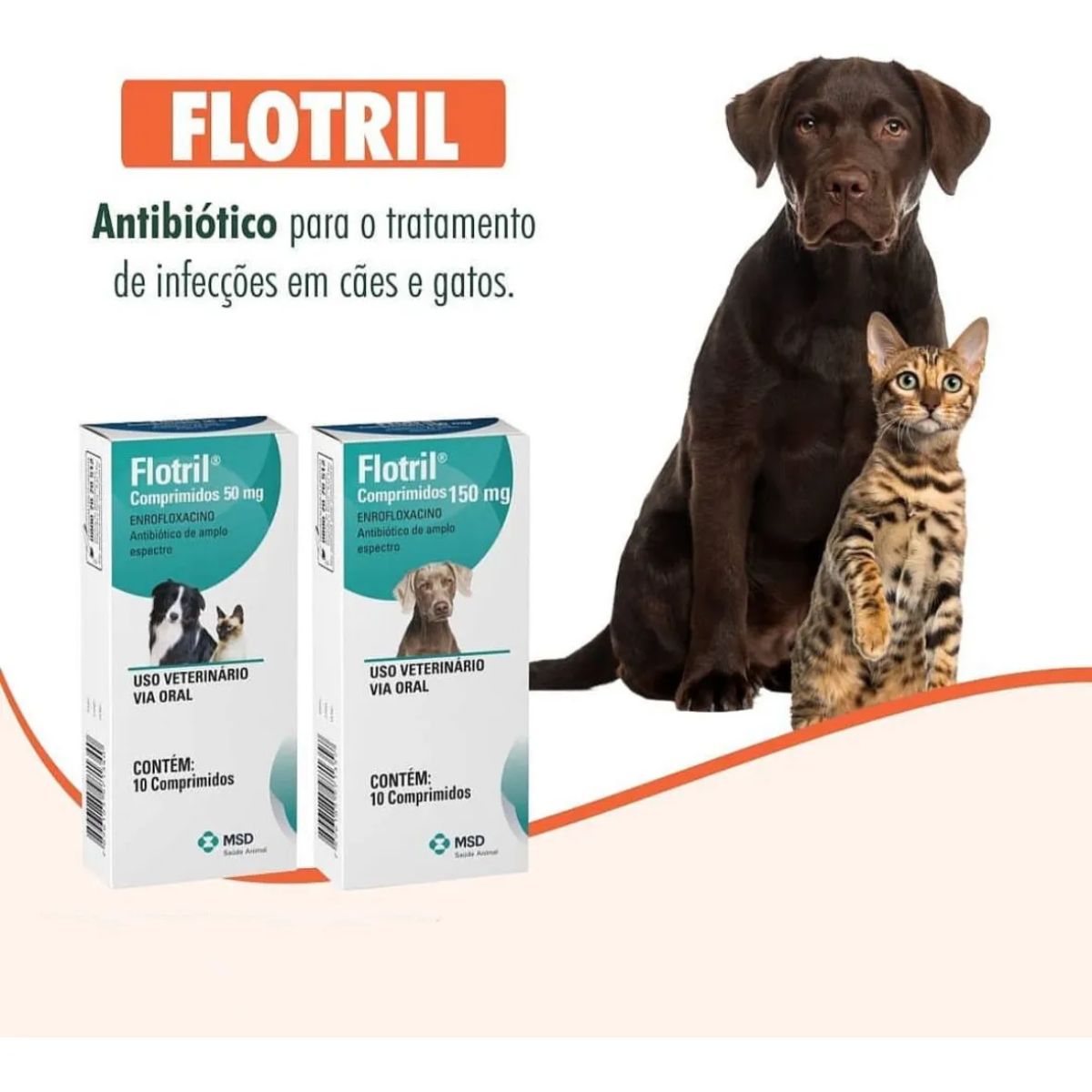 Flotril 150mg 10 Comprimidos - MSD - VAL: FEV/26 - Imagem 6