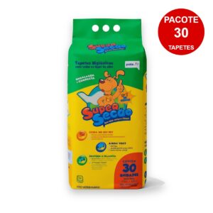 Tapete Higiênico Para Cães Petix Super Secão De 80cm X 60cm 30un