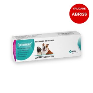 Optimmune Pomada Oftalmico - Tubo 3,5g - MSD VAL: ABR/26