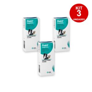 3 Flotril 50mg 10 Comprimidos - MSD - VAL: FEV/26