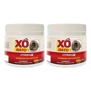 Odorizante Ambiente Anti Roedores Camundongos Xô Rato 2x300g
