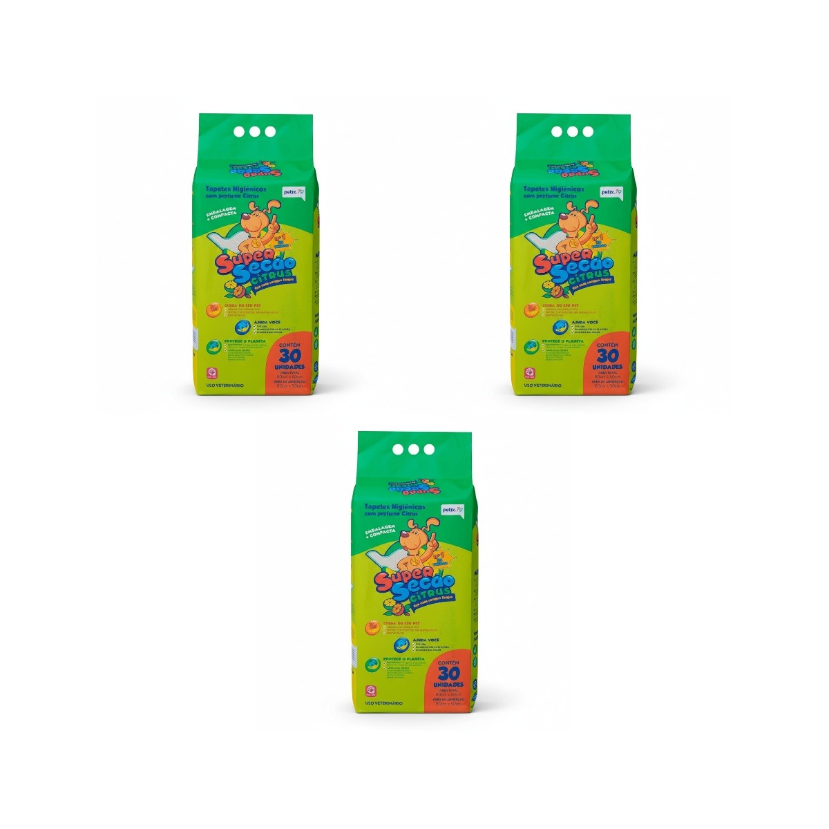 Kit 03 Super Secão Citrus 30un