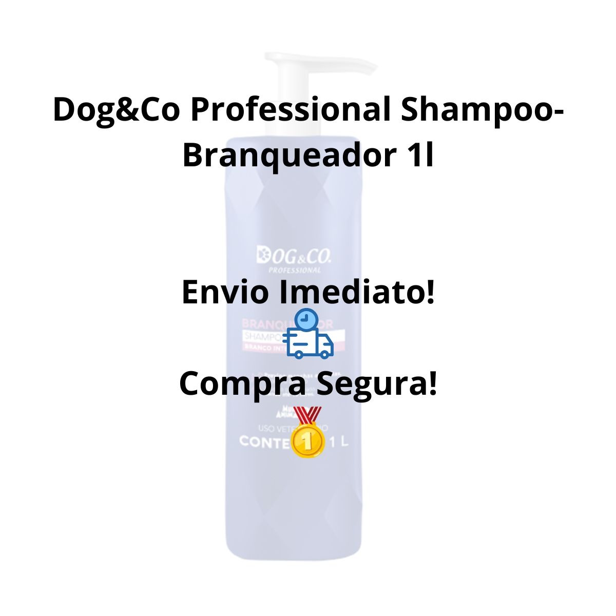 Dog&Co Professional Shampoo Branqueador 1l - Imagem 4