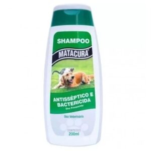 Shampoo Cães Gatos Antisseptico Bactericida Matacura 200ml