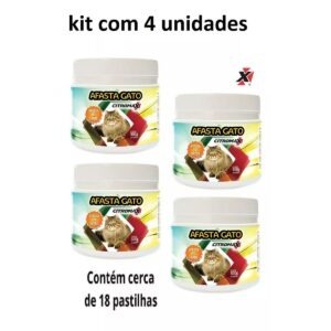 Afastar Os Gatos Do Quintal Casa Carro Repelente 300g Kit 4