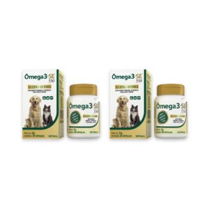Kit 2 Ômega 3 Se 550 Suplemento Para Cães E Gatos - Vetnil