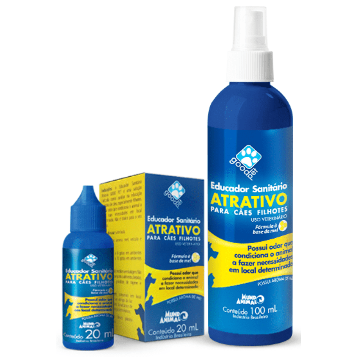 Educador Sanitário Atrativo P/ Cães Filhotes Good Pet 100 Ml - Imagem 2