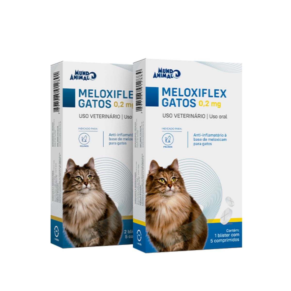 Meloxiflex Gatos 0,2mg - 10 Comprimidos - Imagem 2