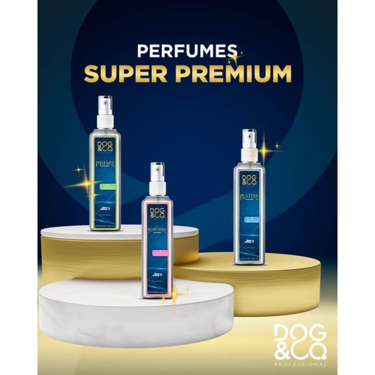 Dog & Co Colônia Platine 500ml Perfume pra Cães Mundo Animal - Imagem 2