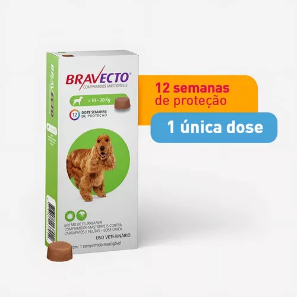 Bravecto 10kg a 20kg - Imagem 2