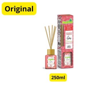 Difusor De Ambientes Premium Aroma Cereja E Avelã 250ml