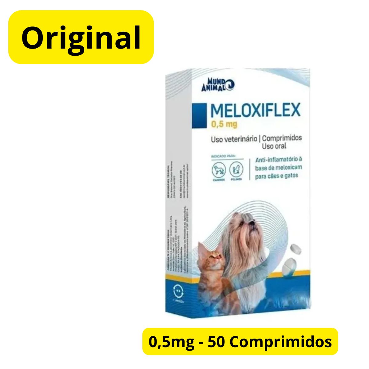 Meloxiflex 0,5mg 50cp