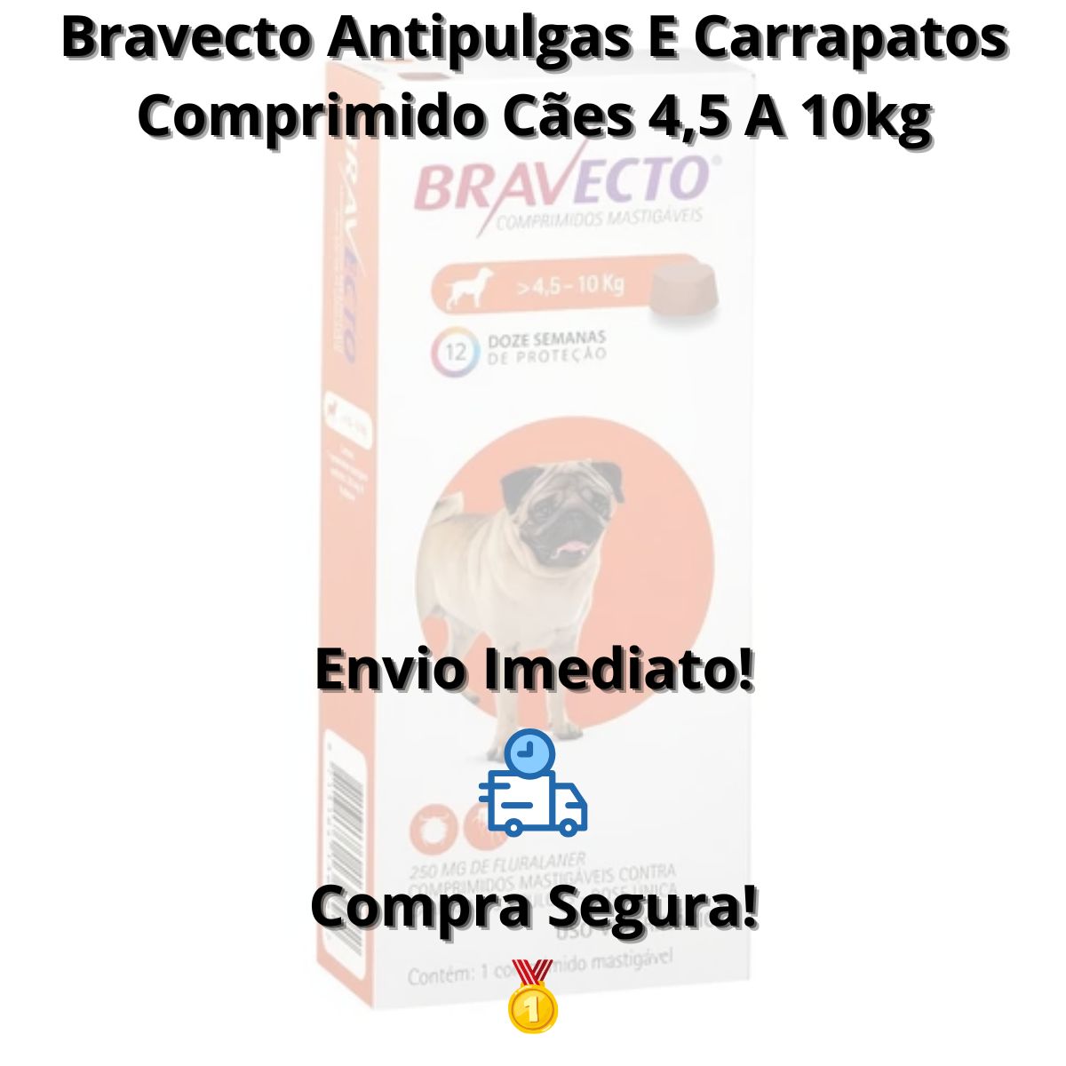 Bravecto 4,5kg a 10kg - Imagem 6